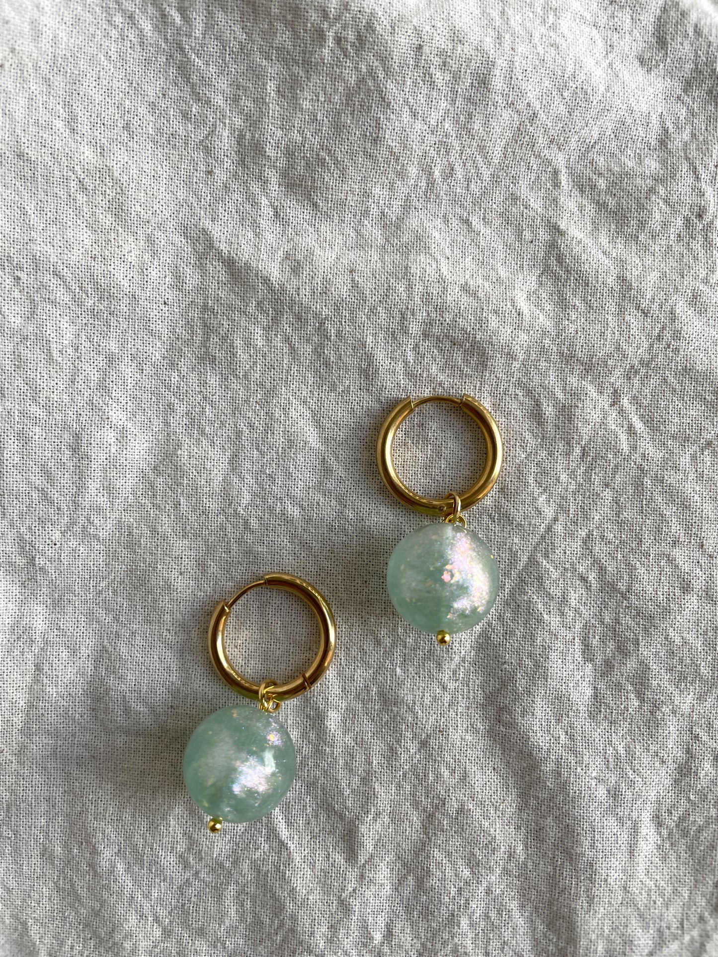 Cotton Candy Blue Earrings