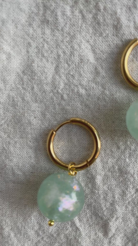 Cotton Candy Blue Earrings